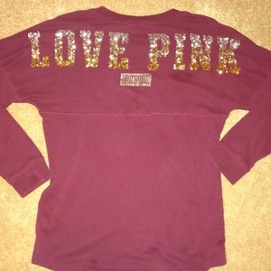 Burgundy long sleeve shirt from Pink